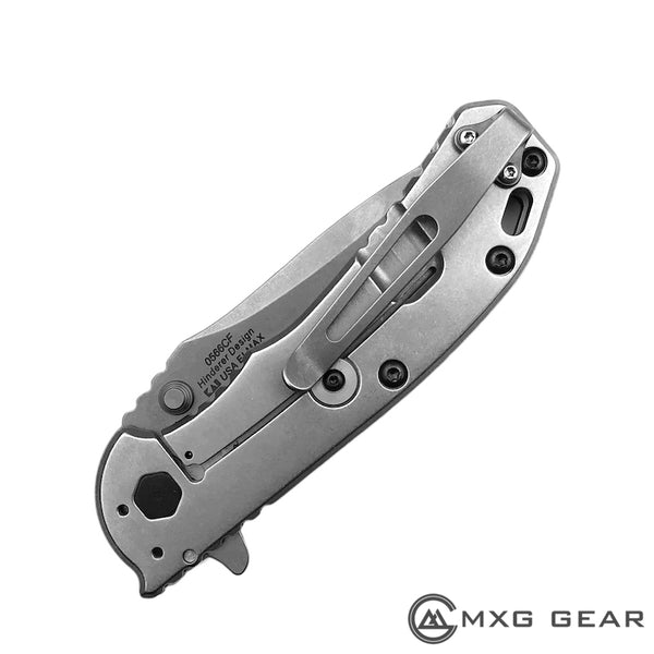 Custom Made Titanium Deep Carry Pocket Clip For Zero Tolerance