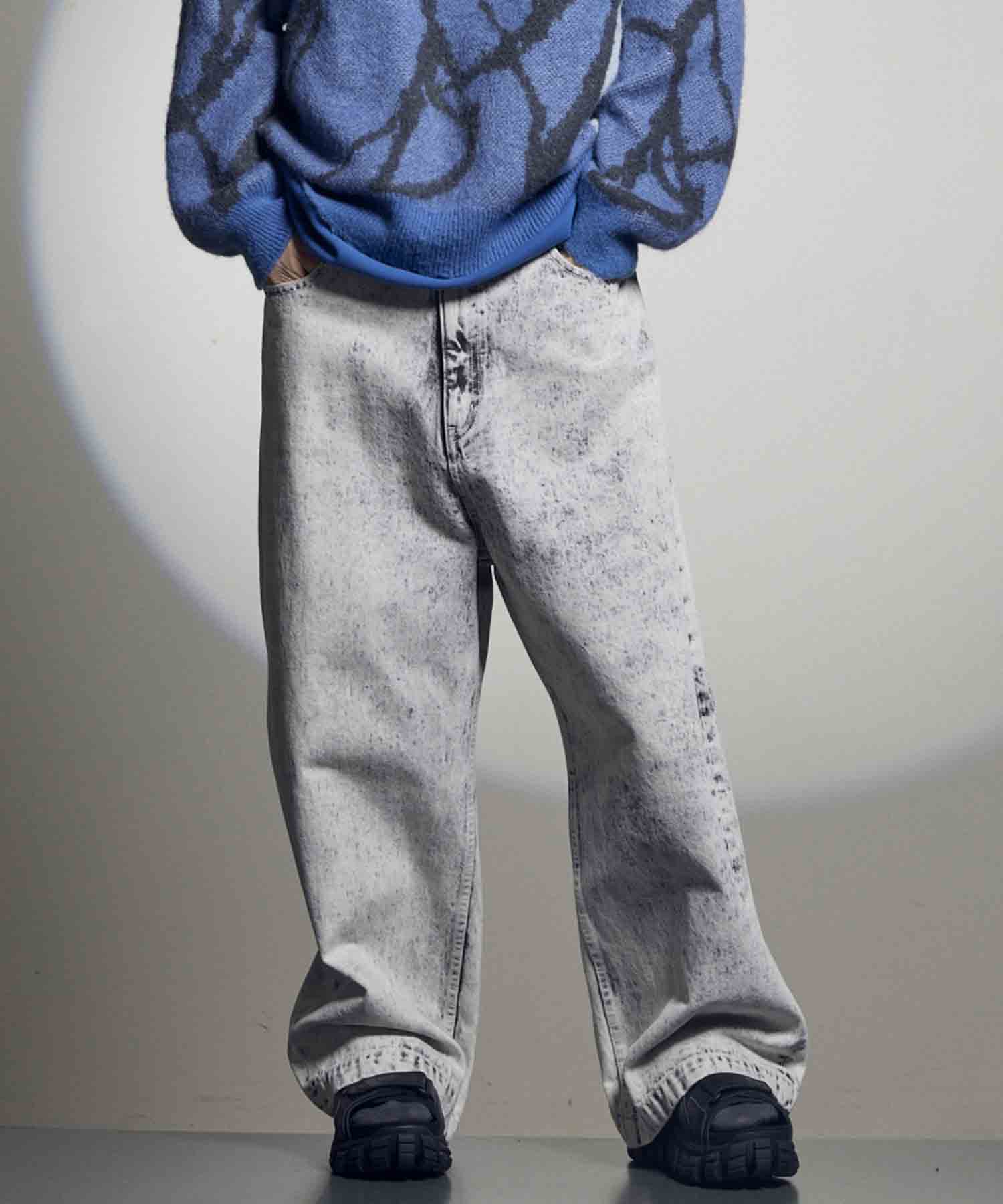 11oz Chemical Over-Dye Denim Buggy Pants