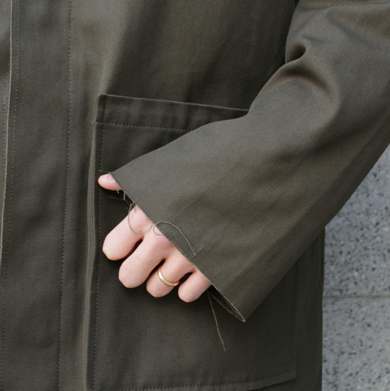 UNUSED] Cut Off Duck Coat & 3G Crew Neck Knit – MaW SAPPORO