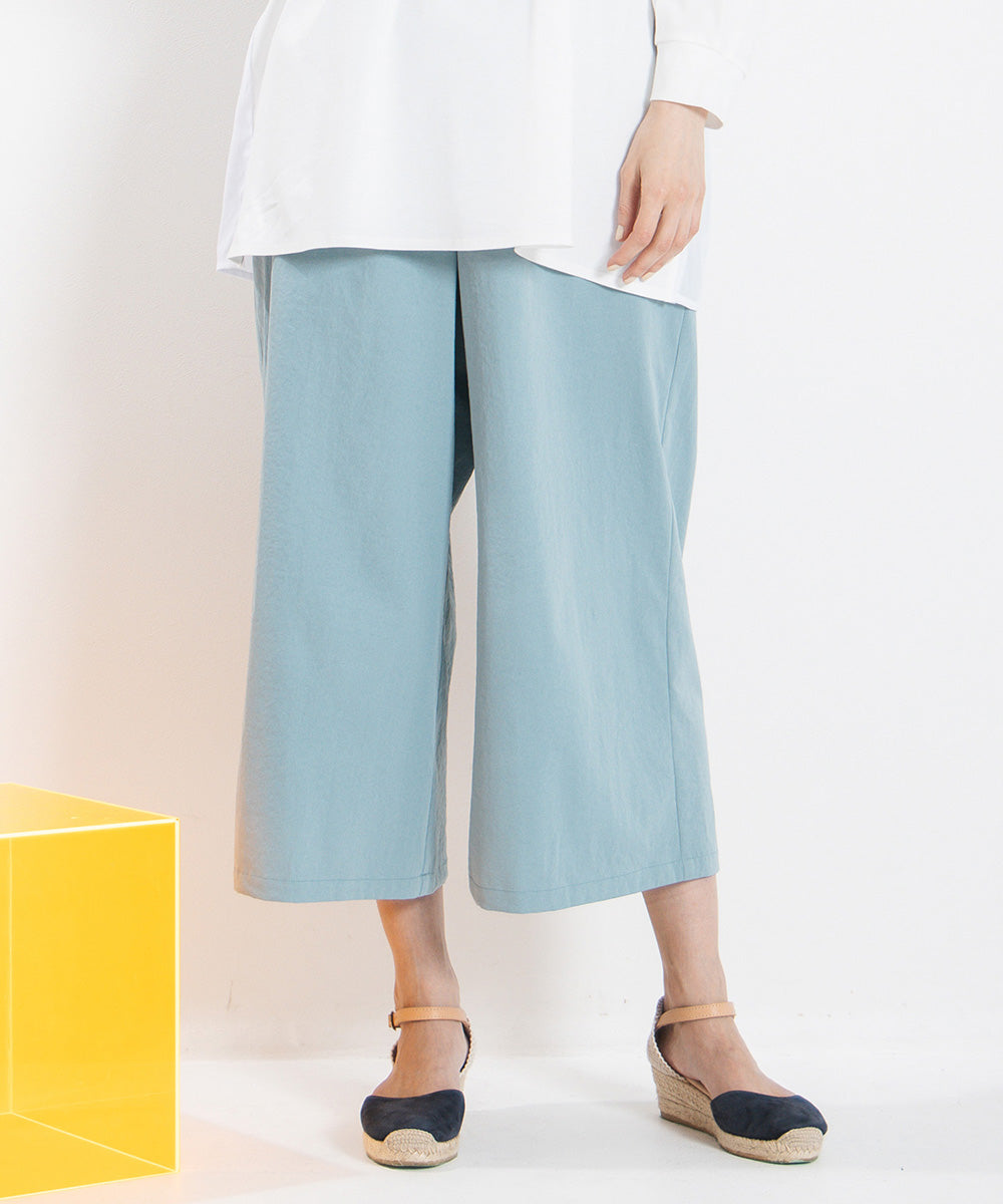 ナチュラルストレッチガウチョパンツ｜ファッション通販のマインド