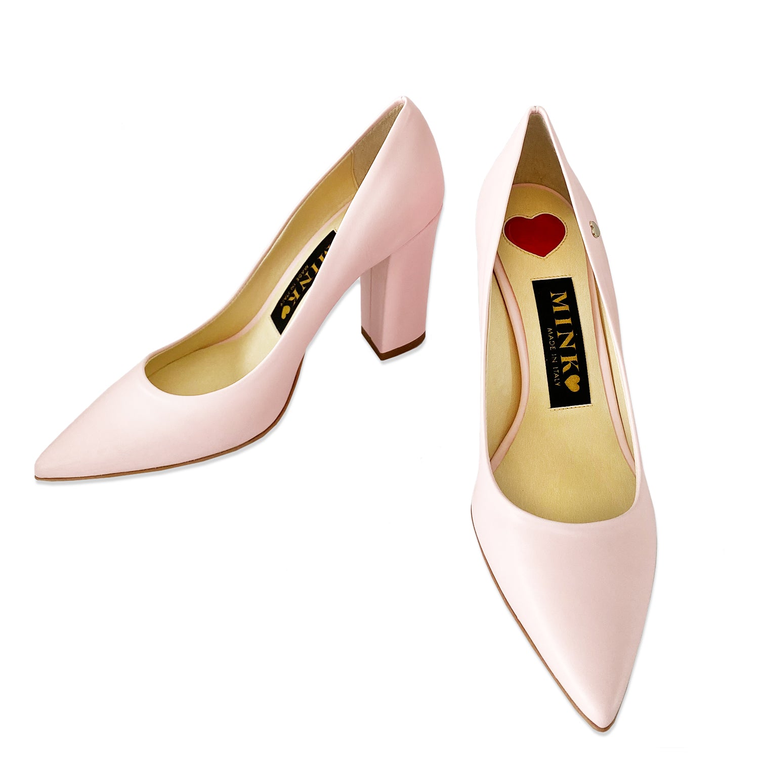 Hyena Pink Faux Leather – MINK VEGAN SHOES