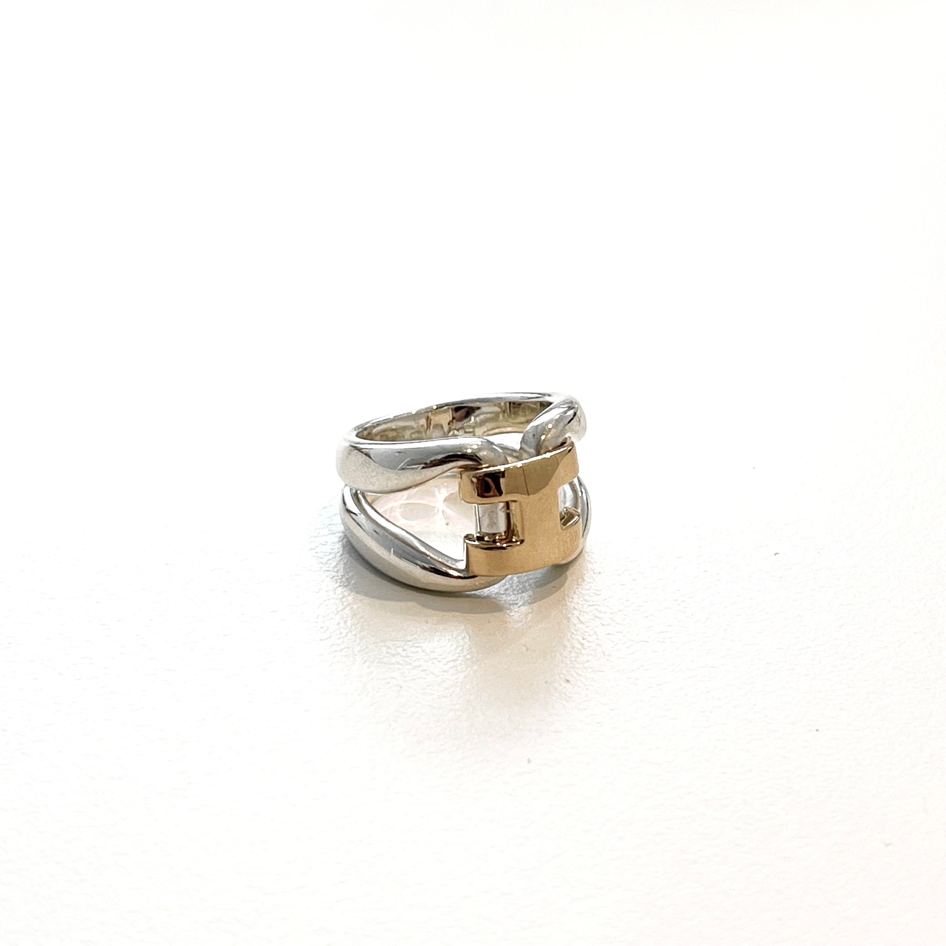 90-00s HERMES RING vintage エルメス ヒストリー リング 指輪 53 90