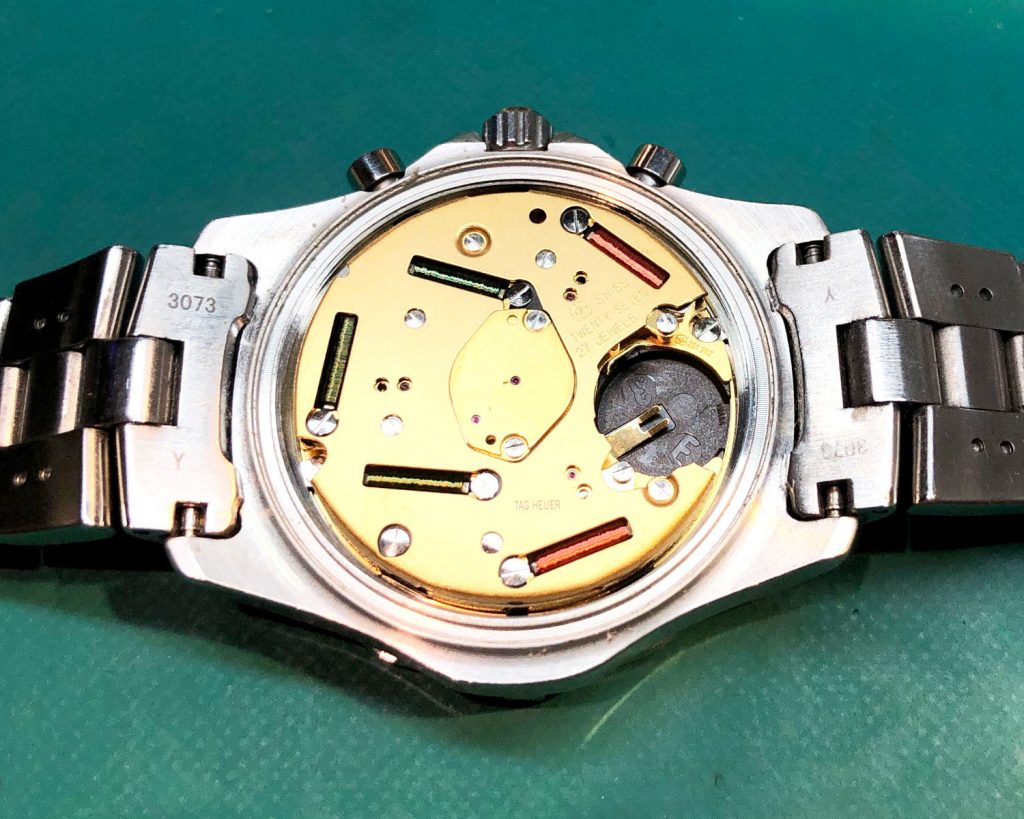 TAG HEUER タグホイヤー エクスクルーシブの電池交換