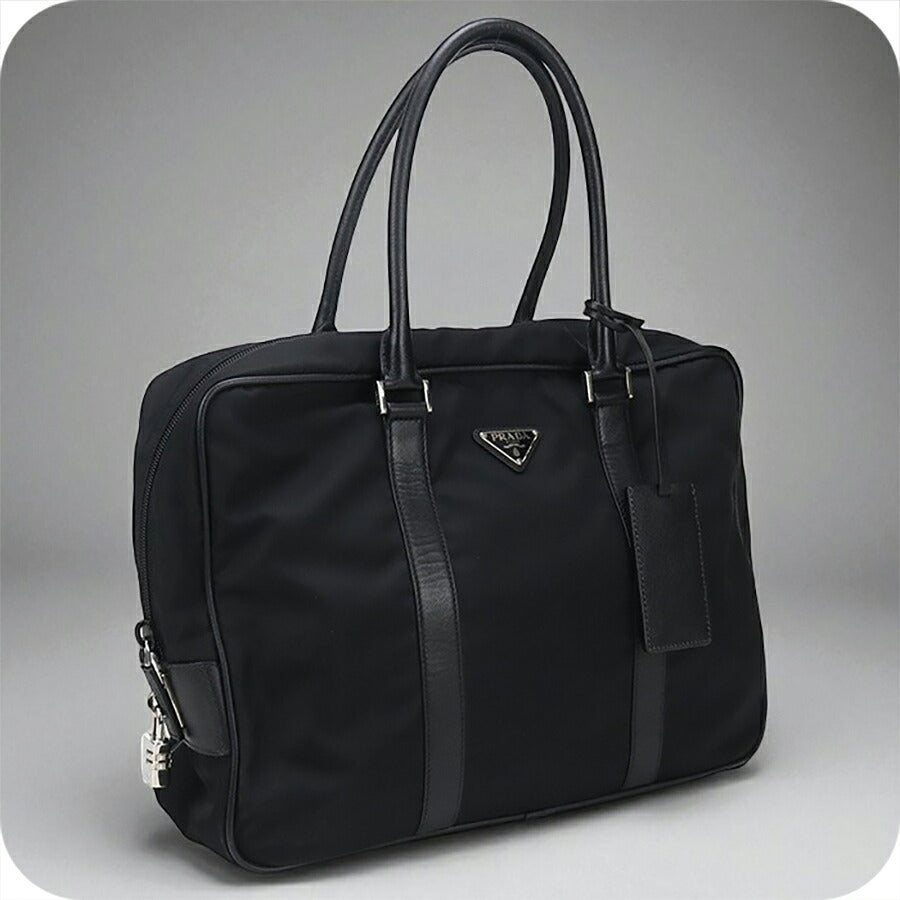 中古 プラダ ブリーフケース メンズ ブランド PRADA ビジネスバッグ