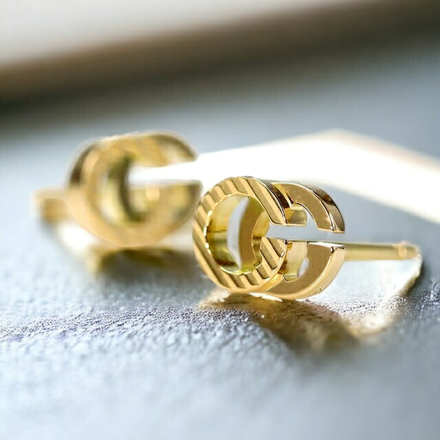 グッチ ピアス メンズ レディース ブランド GGランニング 18Kイエロー