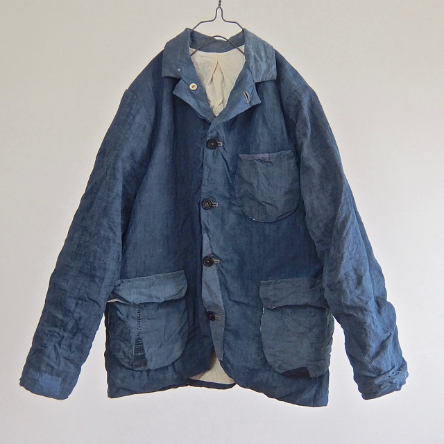 19th Century Antique French Indigo Linen Jacket – nestofmanure