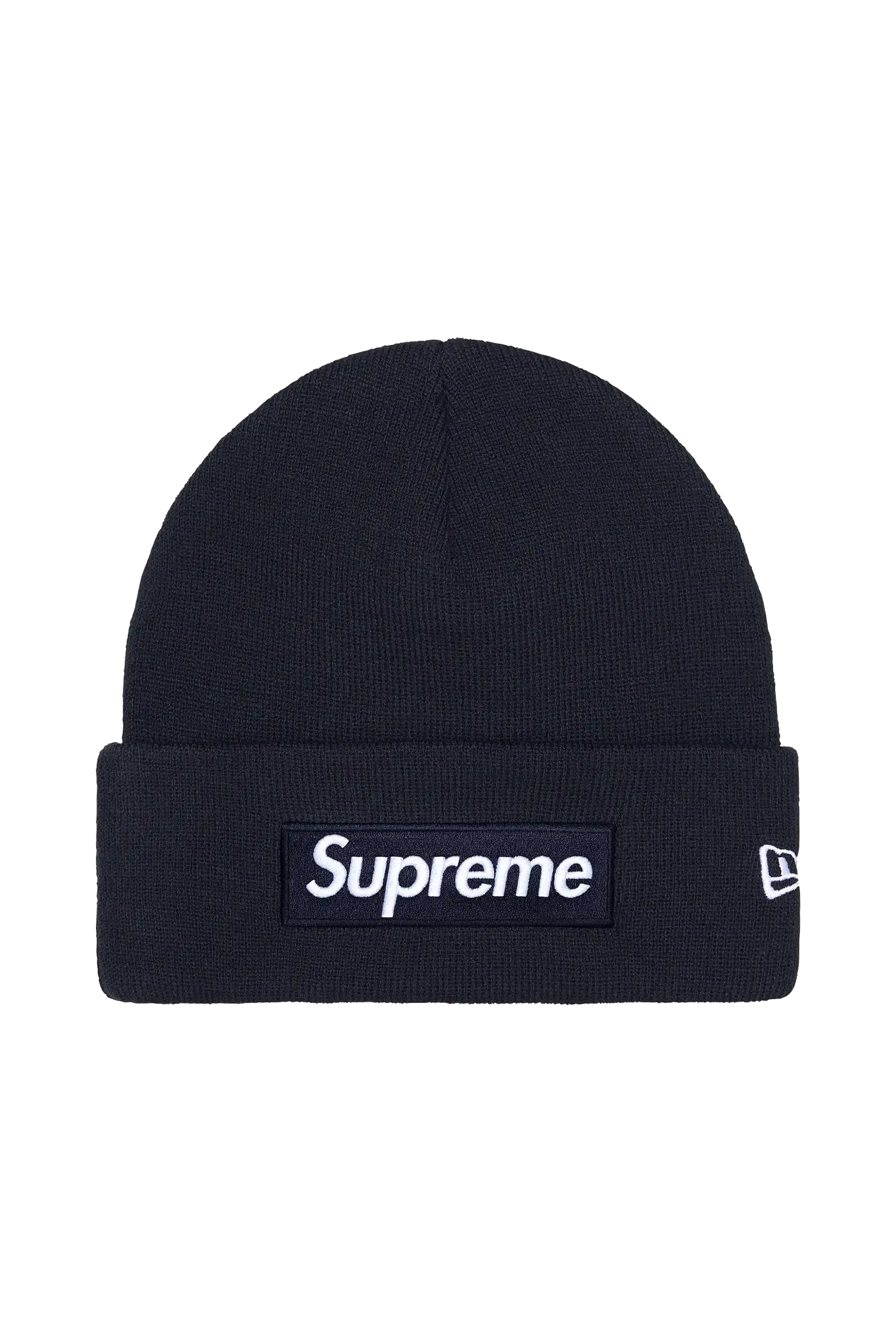 Supreme New Era Box Logo Beanie Navy Blue (FW25) – Newcop