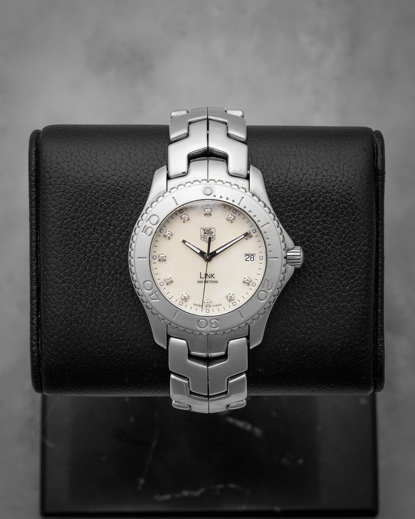 TAG Heuer Link MOP Diamond WJ1114.BA0575 – Noah's Fine Watches