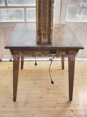 美容室 セット面 三面鏡 両面 高透過ミラー アンティーク ビンテージ