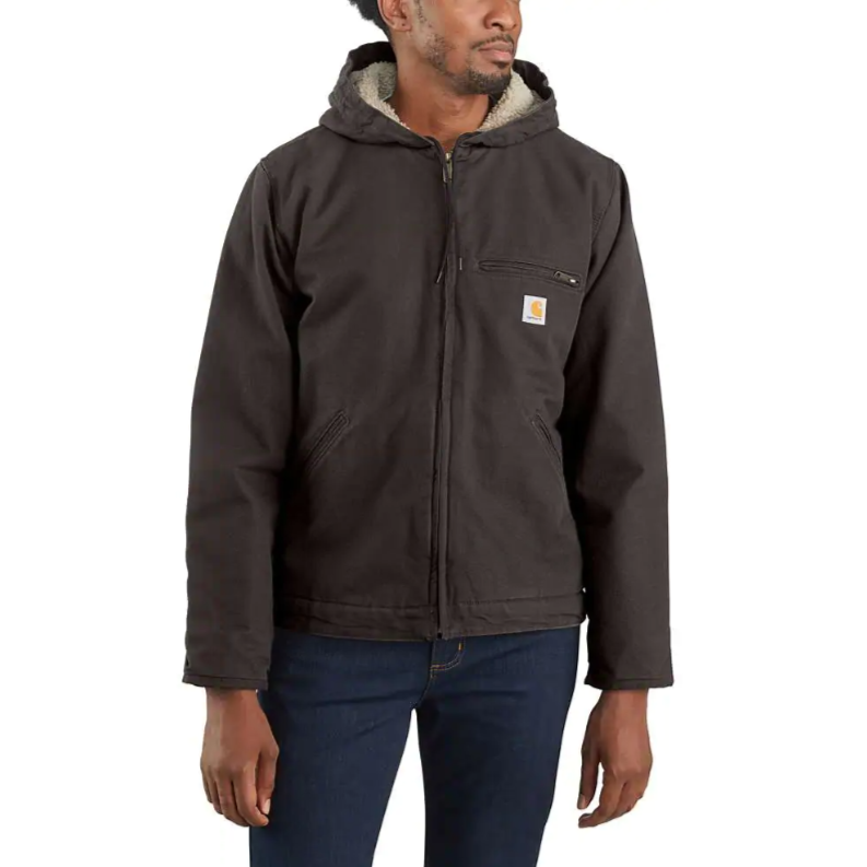 CARHARTT WASHED DUCK SHERPA LINED JACKET J141 – Northway Shoes and