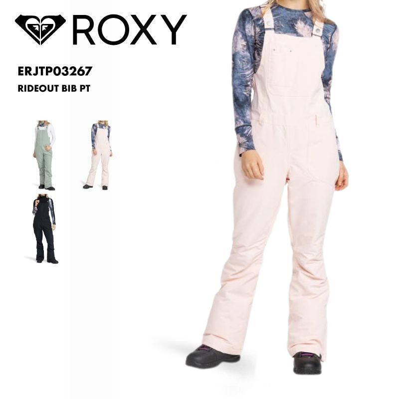 ROXY/ロキシー レディース スノーウェア ビブパンツ RIDEOUT BIB PT