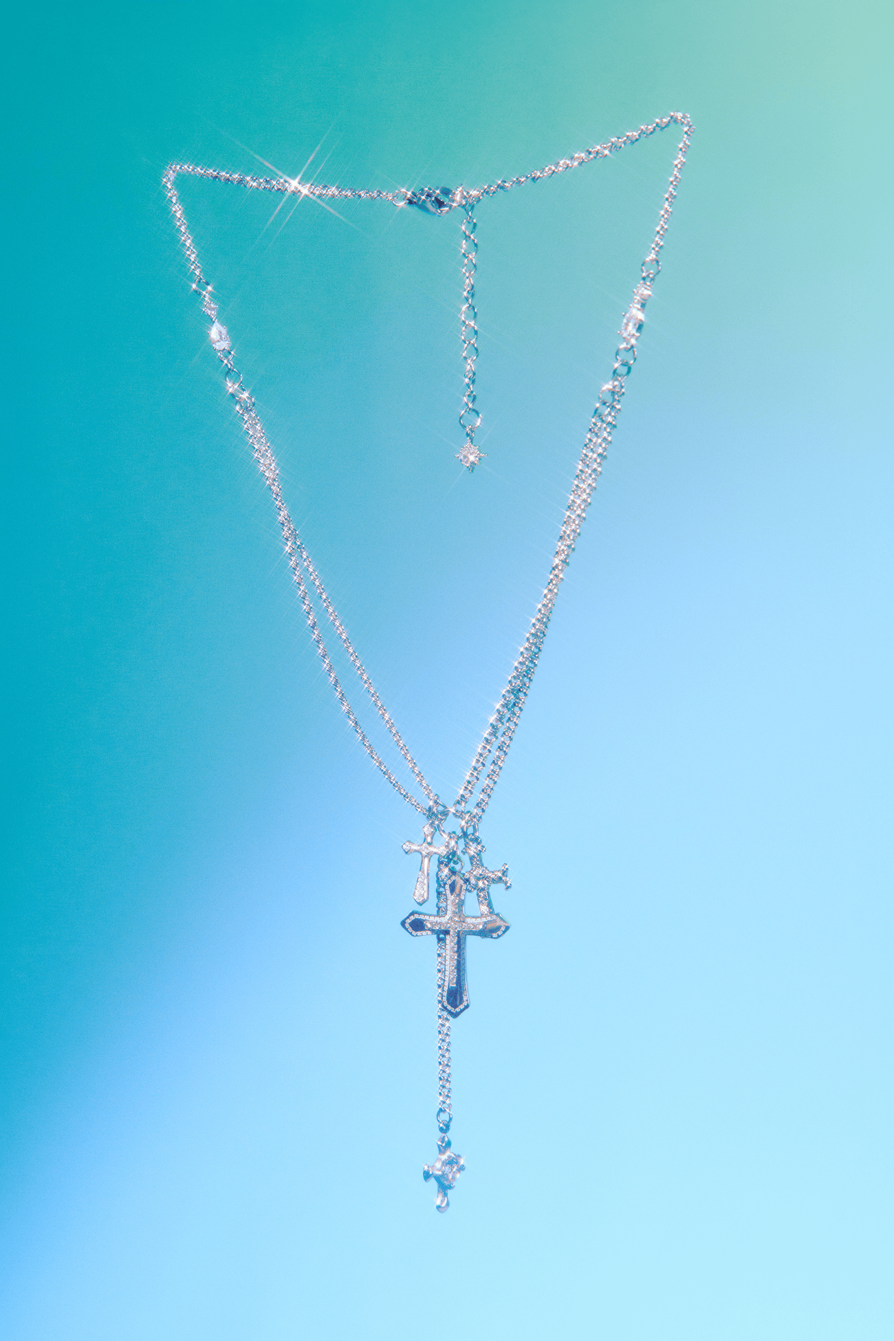ECHO CROSS NECKLACE – OHTNYC