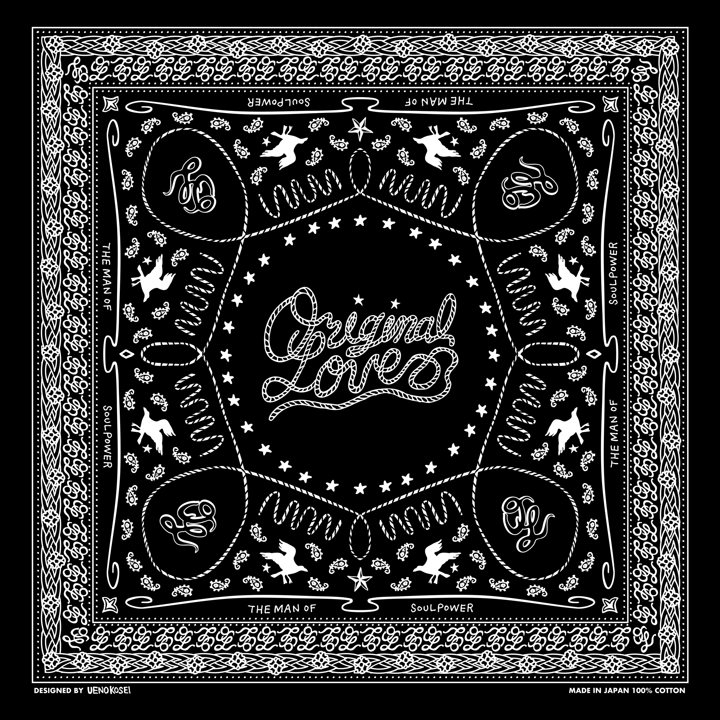 オフィシャルグッズ】上野恒星氏描き下ろしデザインのコラボバンダナ