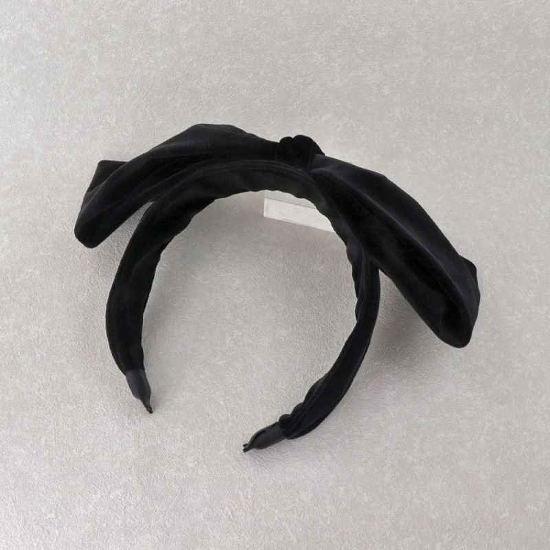 カチューシャ センター ビッグ リボン ボリューム ベロア風 – OSEWAYA