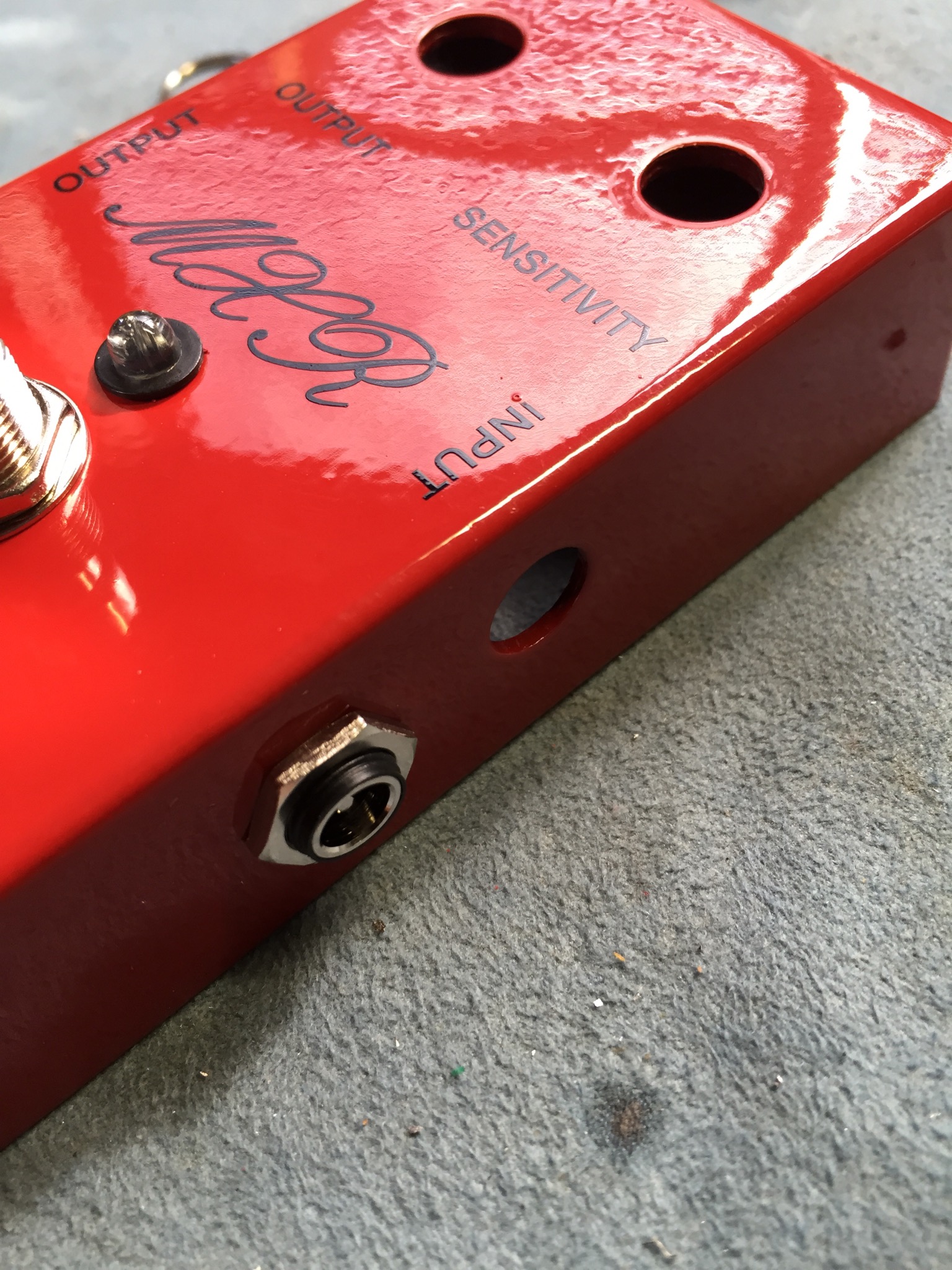 MXR '76 Dyna Comp MOD: DCジャック/LED/トゥルーバイパス