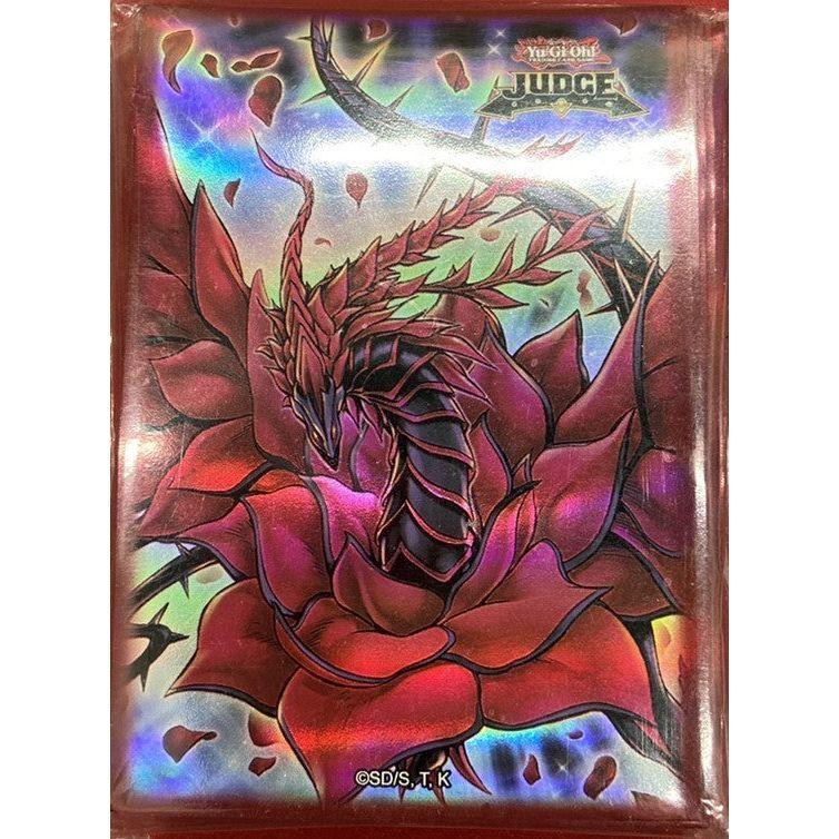 未開封状態A】【遊戯王】 スリーブ ブラック・ローズ・ドラゴン JUDGE