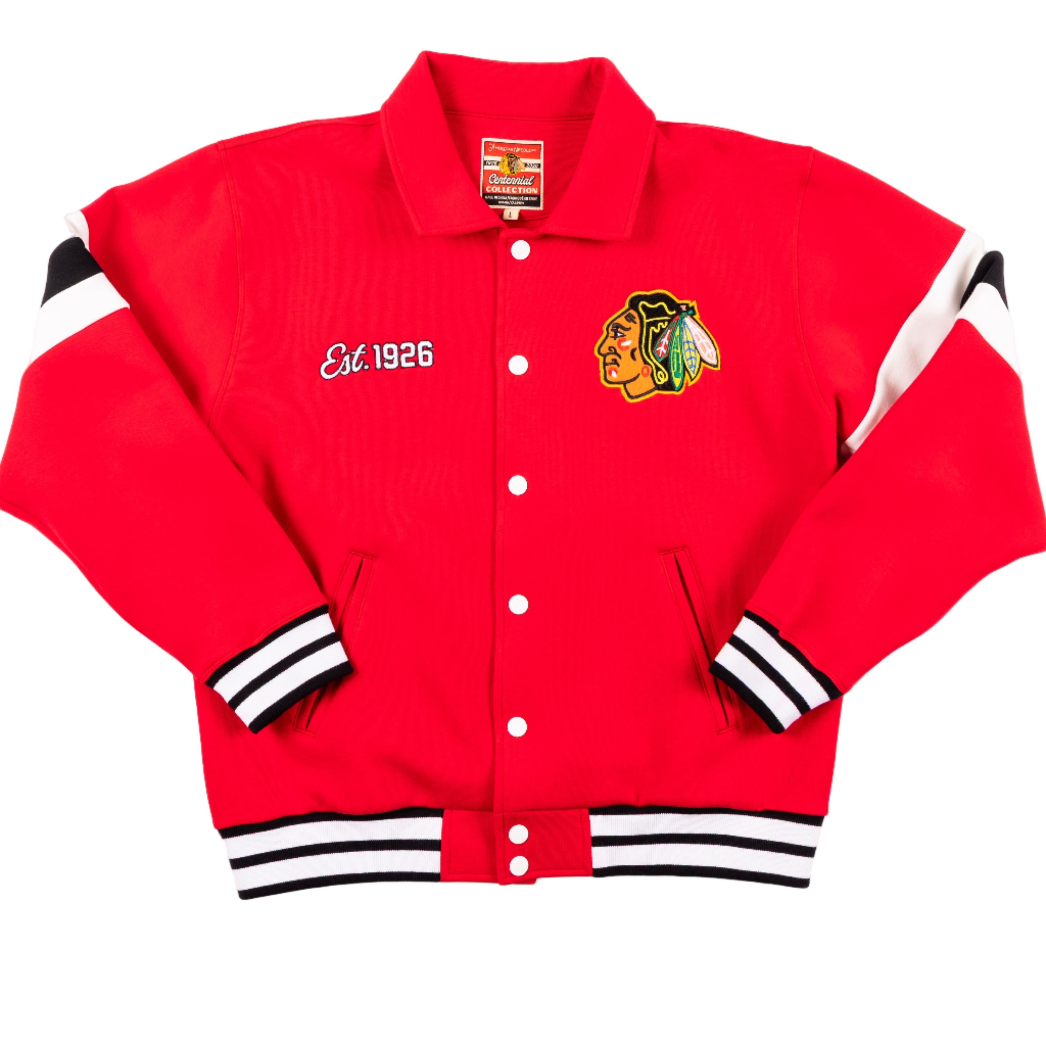 American Needle Chicago Blackhawks Centennial Retro Poly Snap