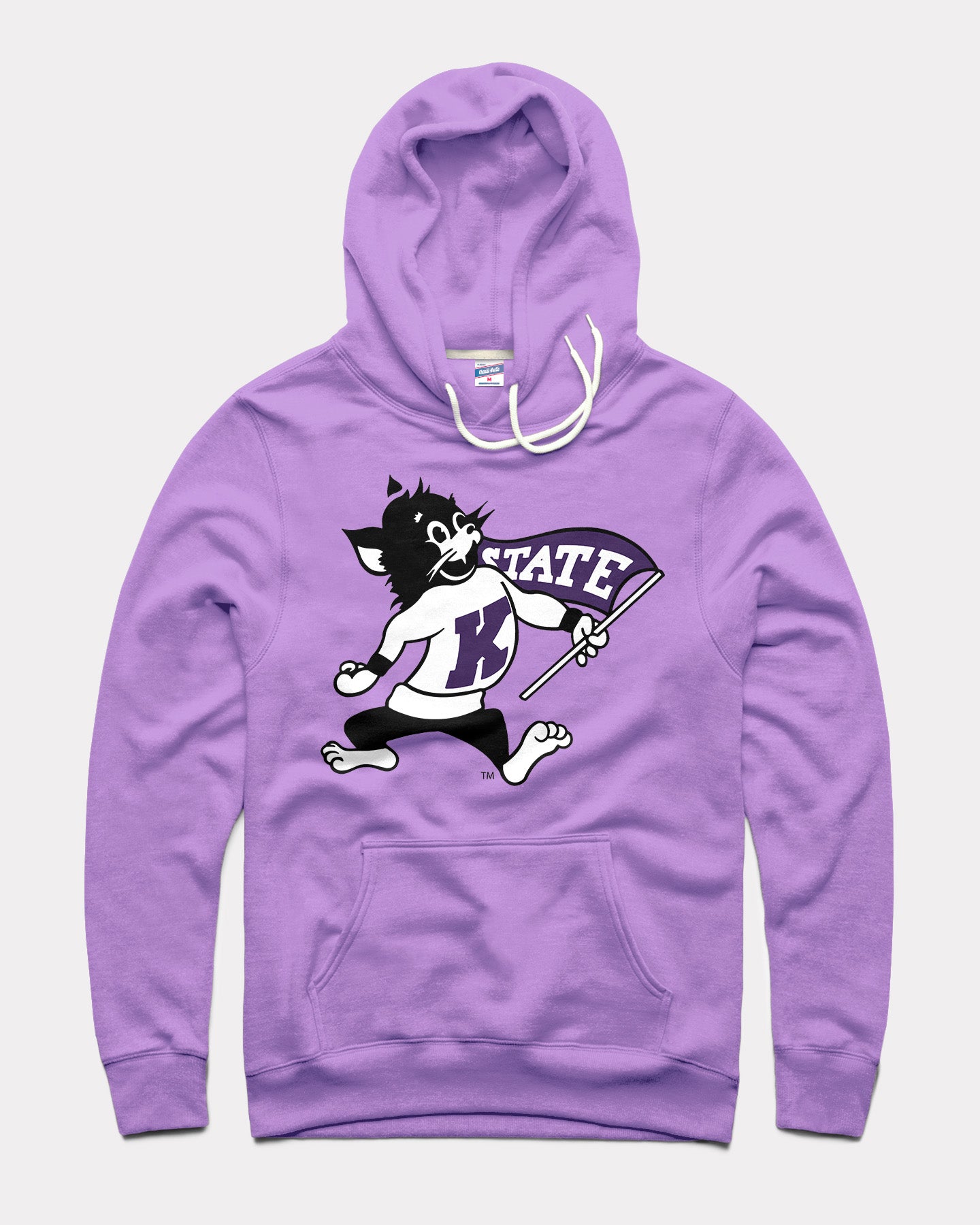 K-State Wildcats Logo Lavender Hoodie | CHARLIE HUSTLE