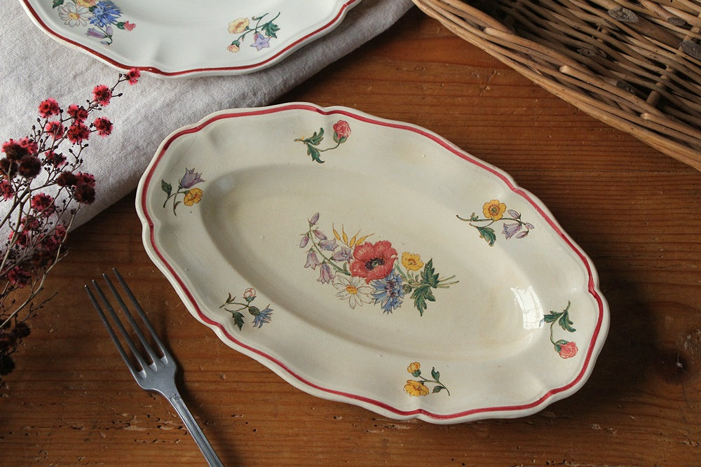 ディゴワンサルグミンヌ窯アグレストシリーズのラヴィエ（16.5x26.5cm