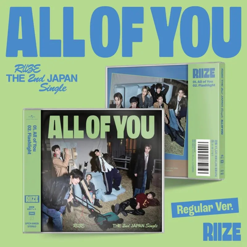Pre-Order] RIIZE 2nd Single Japanese Album - All of You (Regular