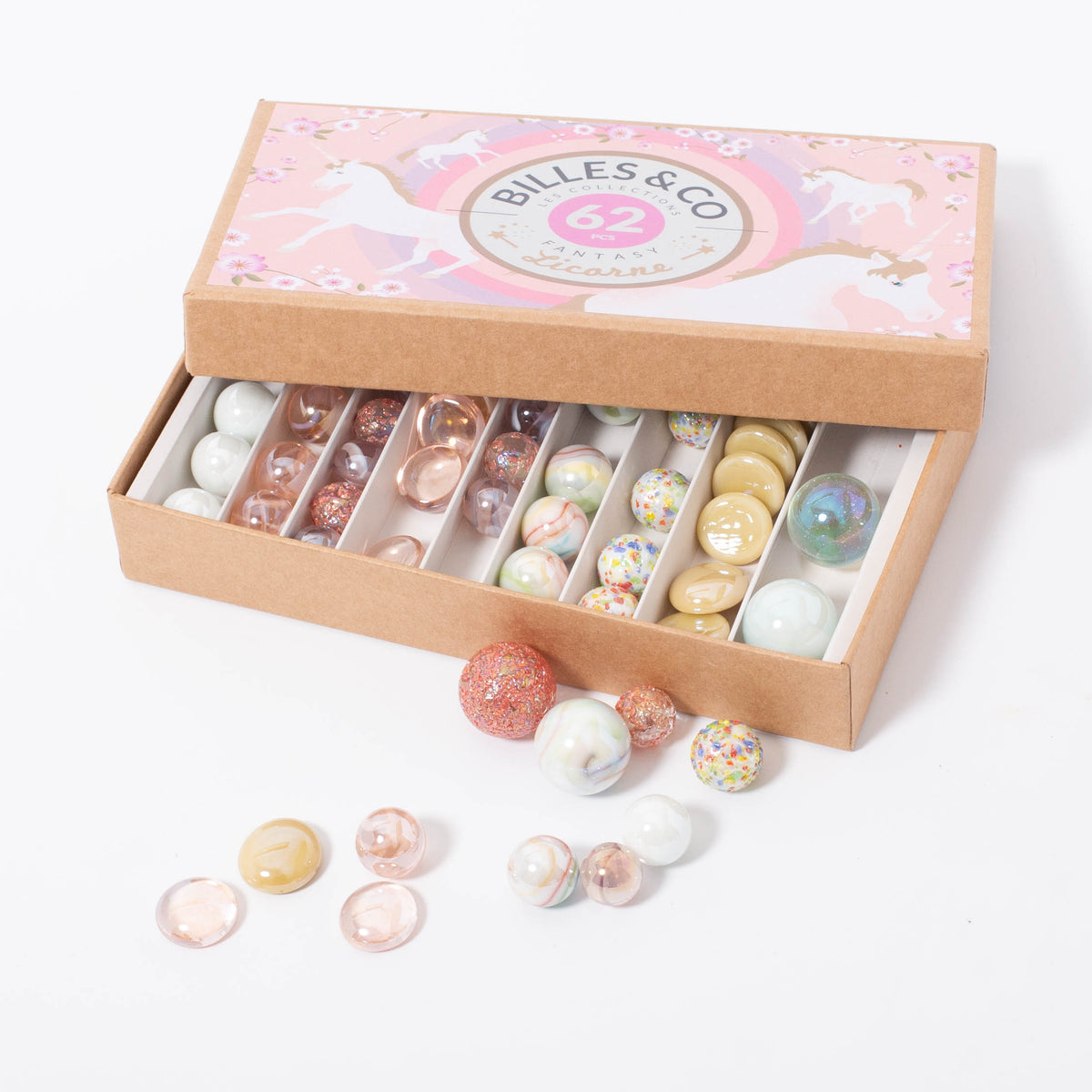 Billes & Co Unicorn Marbles | Conscious Craft