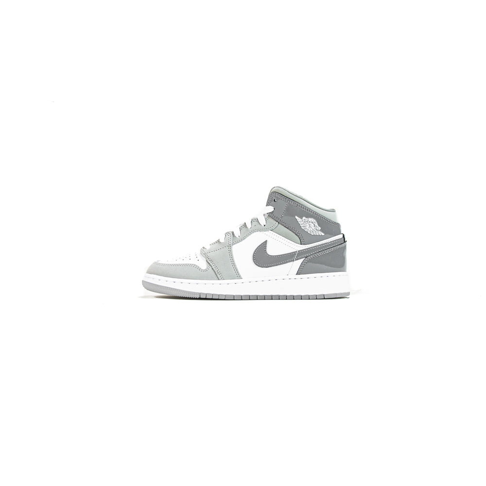 Air Jordan 1 Mid SE (GS) White/Cool Grey-Medium Grey) – Corporate