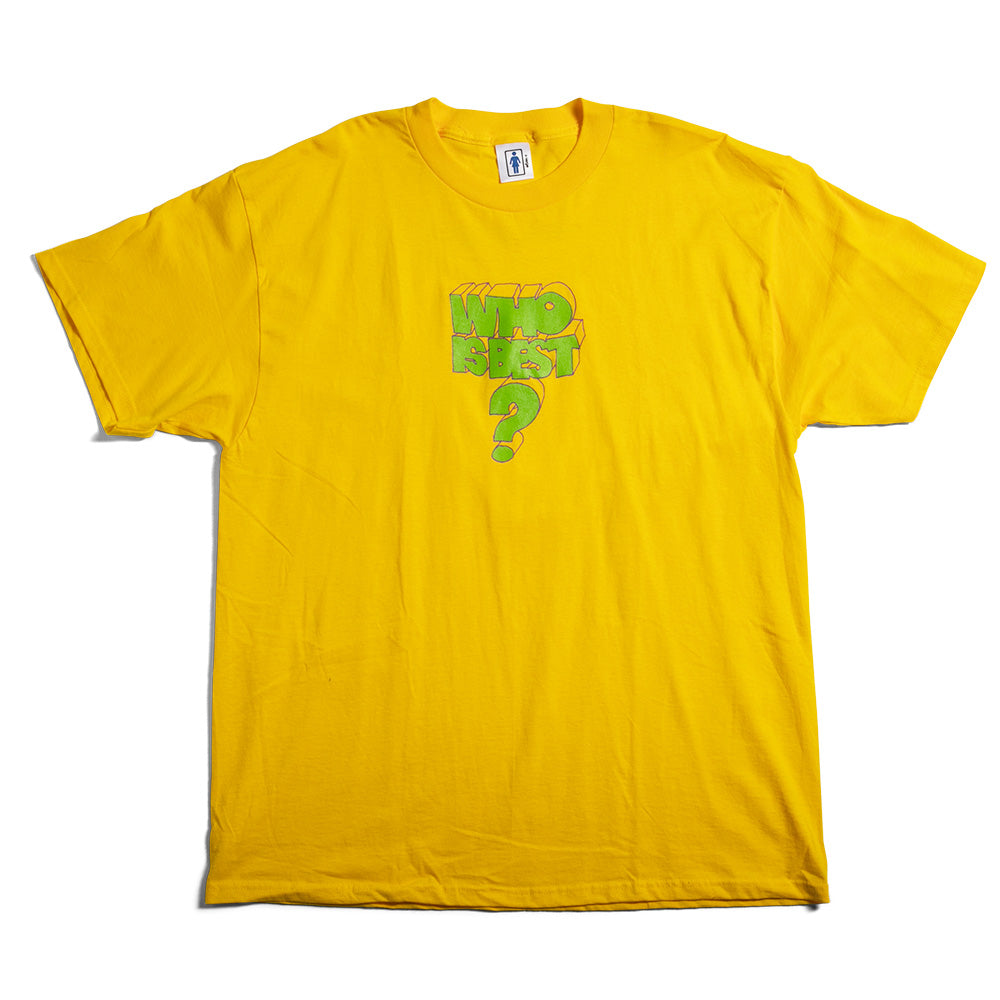 Girl Skateboards | Girl Vintage Tee Who Is Best? 2002 Shirt