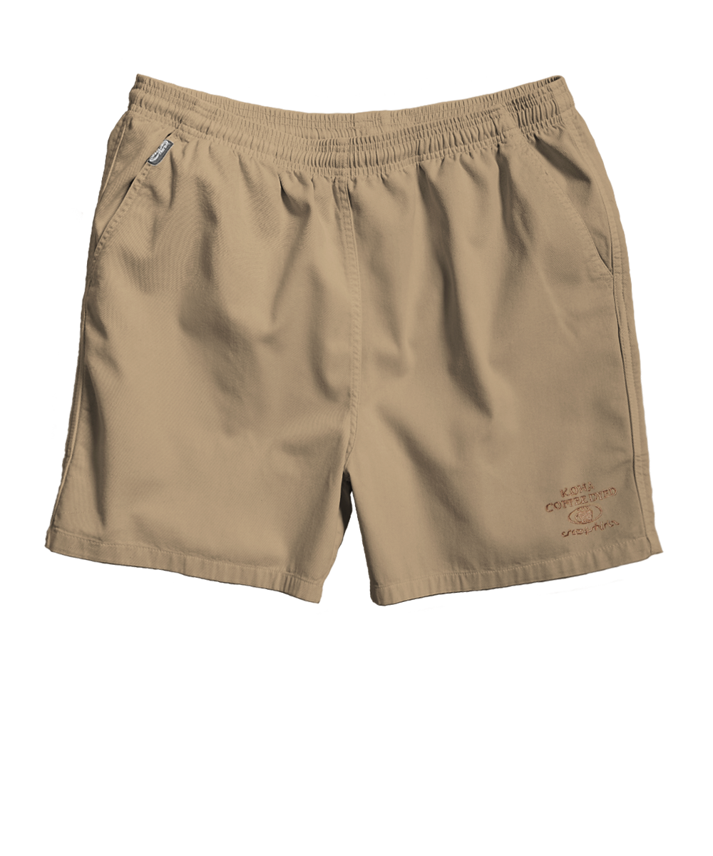 Kona Coffee Dyed Men's Twill Shorts | 100% Cotton Crazyshorts®