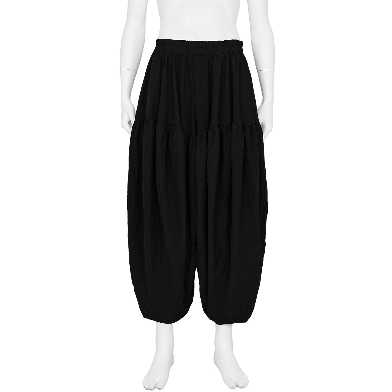 POLYESTER BALLOON PANTS BLACK - COMME des GARÇONS HOMME PLUS(コム