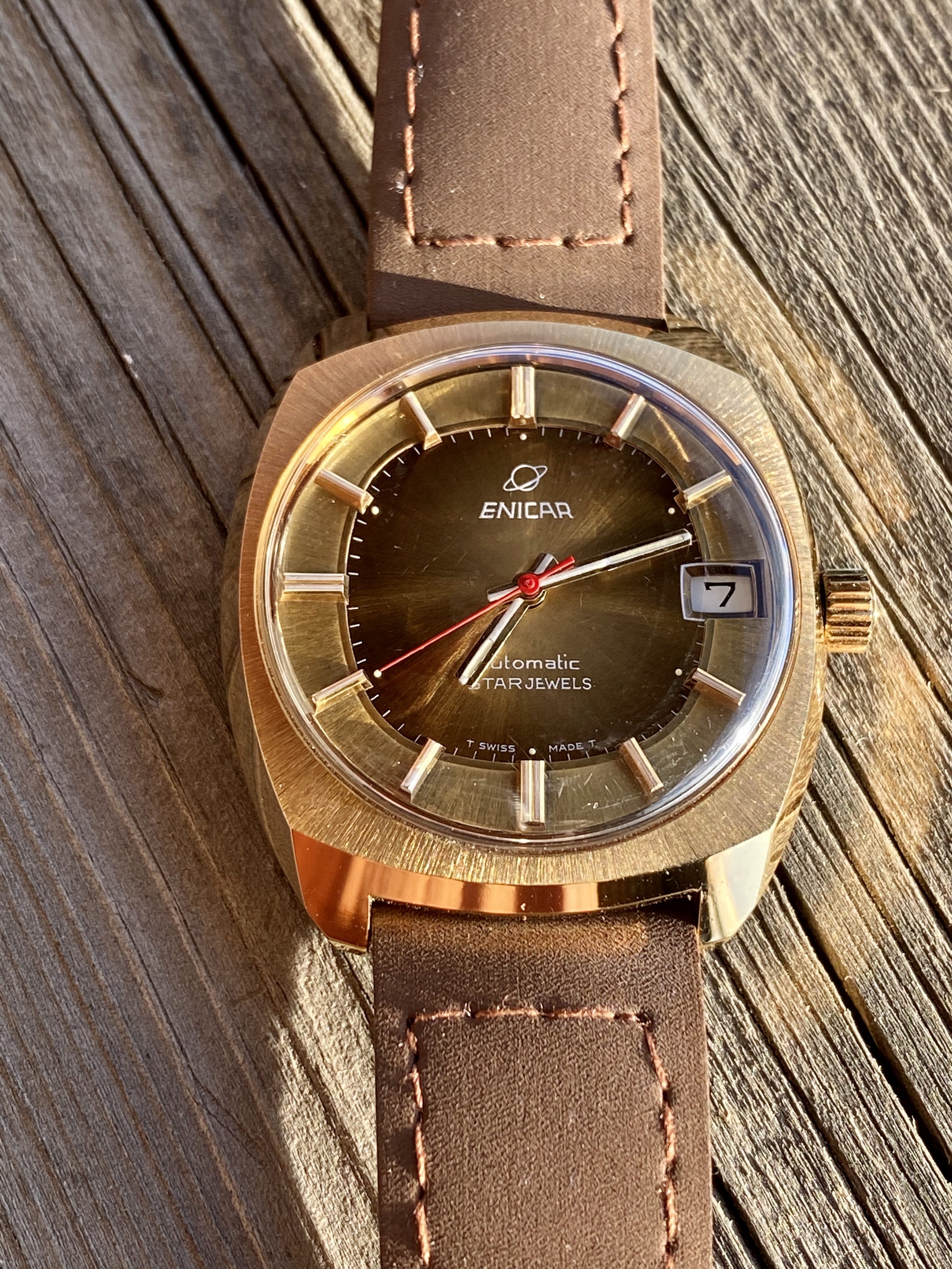 NOS Enicar Star Jewels Date Automatic | Enicar Forums