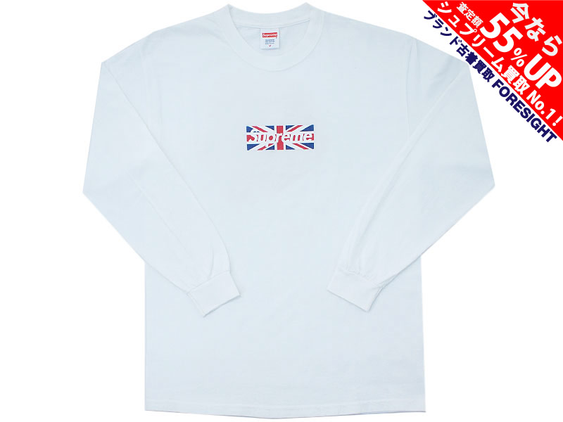 Supreme ロンドンオープン記念 'UK Box Logo Long Sleeve Tee'ボックス