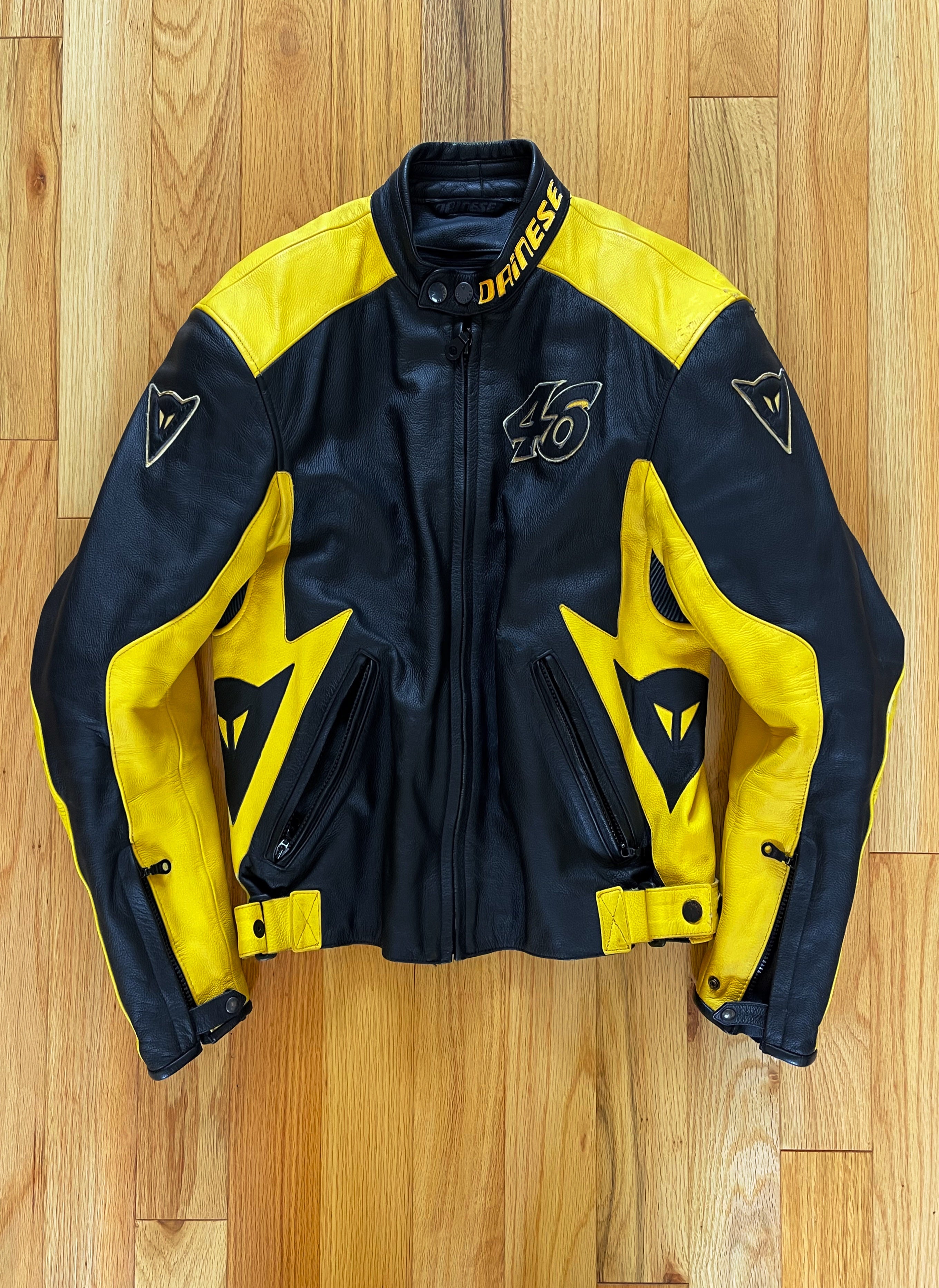 Dainese Leather Valentino Rossi Signature Riders Jacket – Alex