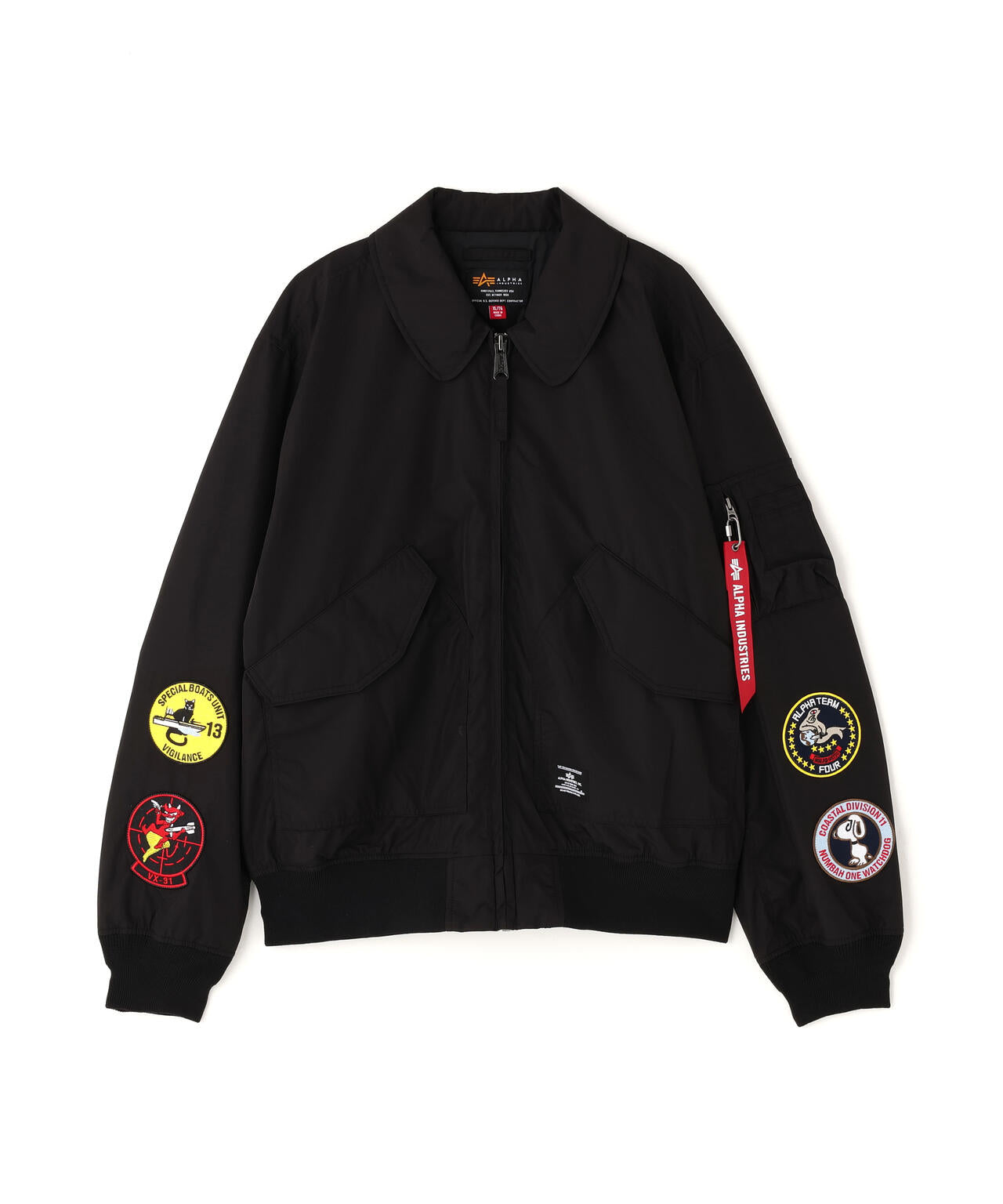 CWU 36/P RELAXED PATCHED FLIGHT JACKET ｜アルファ インダストリーズ