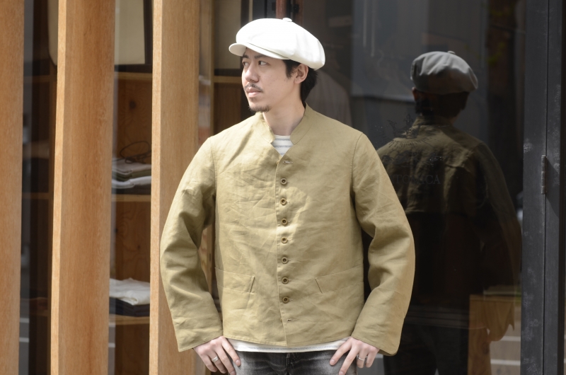 DOLMAN / IRISH LINEN SAGE | ANATOMICA SAPPORO アナトミカ札幌
