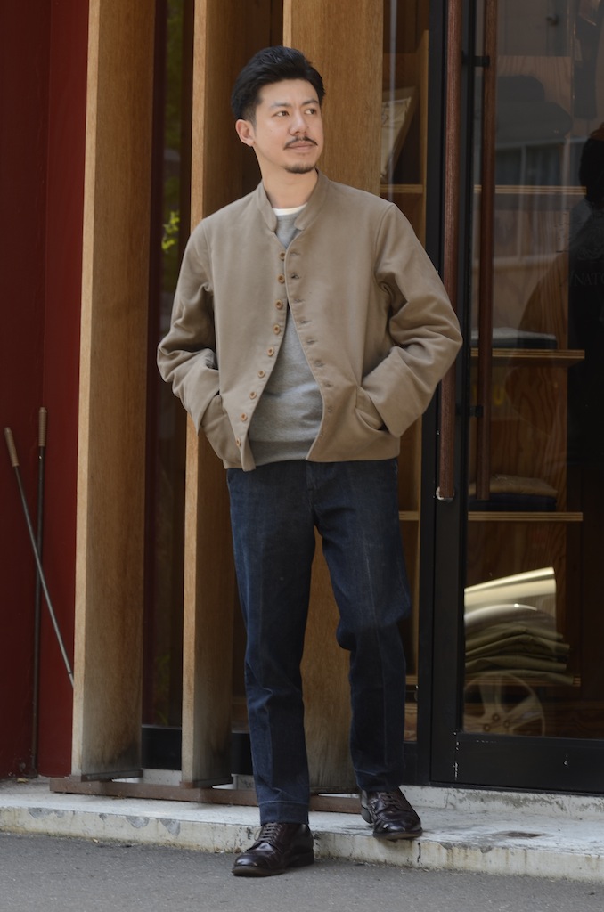 DOLMAN / ENGLISH MOLESKIN LOVAT & BLACK | ANATOMICA SAPPORO