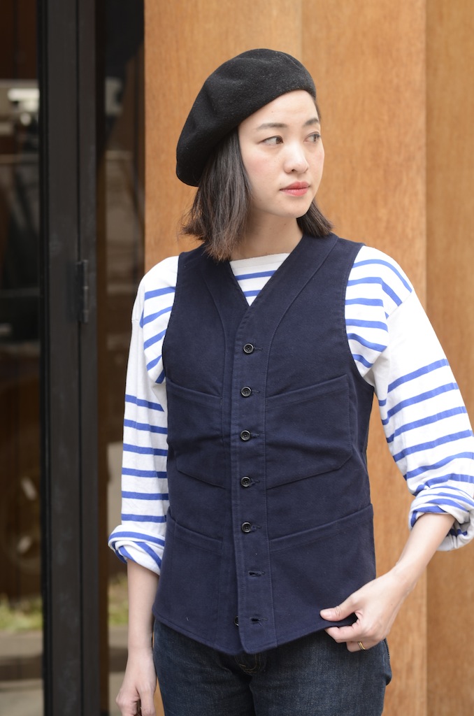 SAGAN / ENGLISH MOLESKIN NAVY&BLACK | ANATOMICA SAPPORO アナトミカ札幌