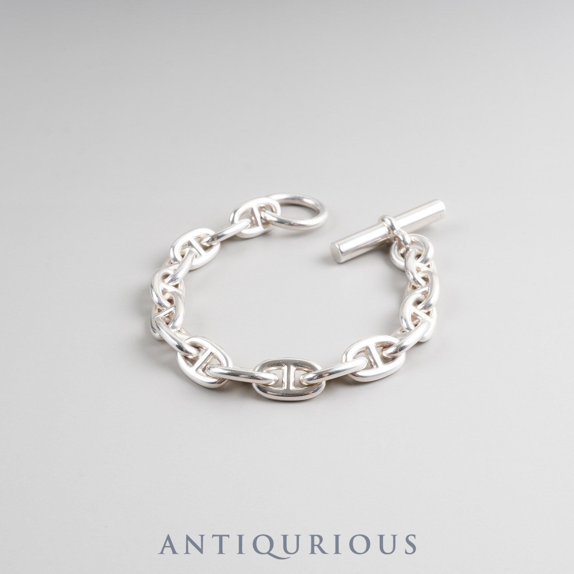 エルメス ブレスレット シェーヌダンクル MM SV925 16コマ マルジェラ