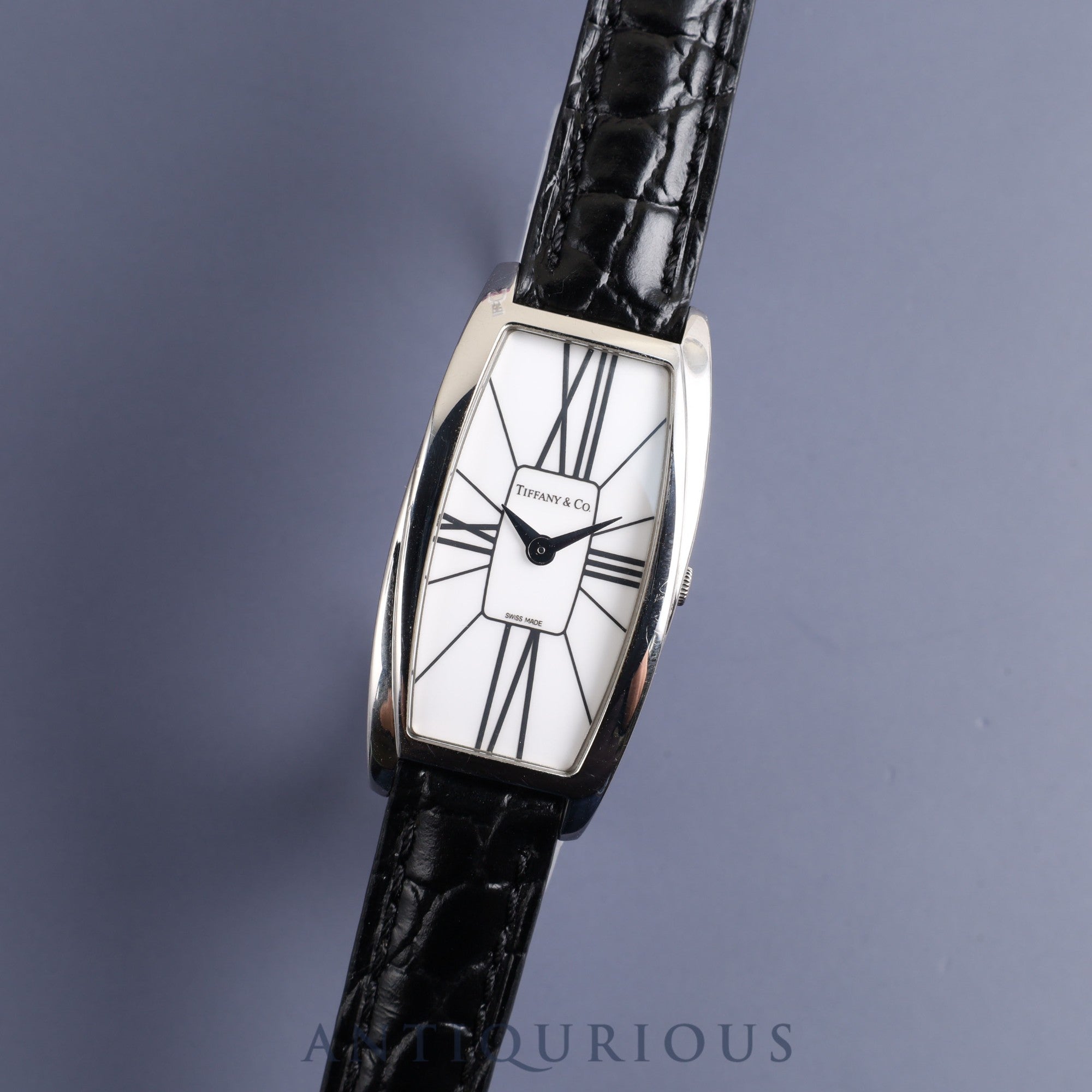 ティファニー ジェメア Z6401.10.10 クォーツ Cal.976.001 SS 革 純正