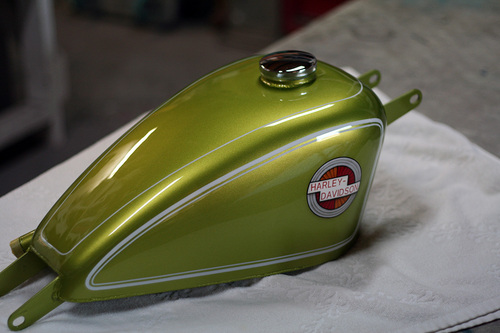 Harley Davidson Sportster スポスタタンク カスタムペイント