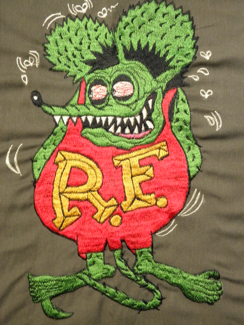 1960年代 RATFINK ワークシャツ（エドロス・刺繍・スカジャン