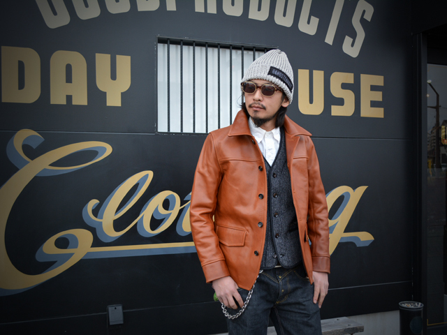 WOLF PACK BLOG 【BY GLAD HAND】Leather Car Coat”Good Fellows