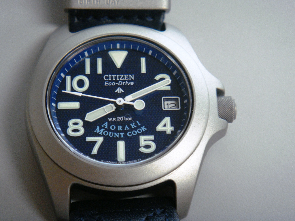 CITIZEN PROMASTER AORAKI・Mount Cookモデル | 塵壺日誌