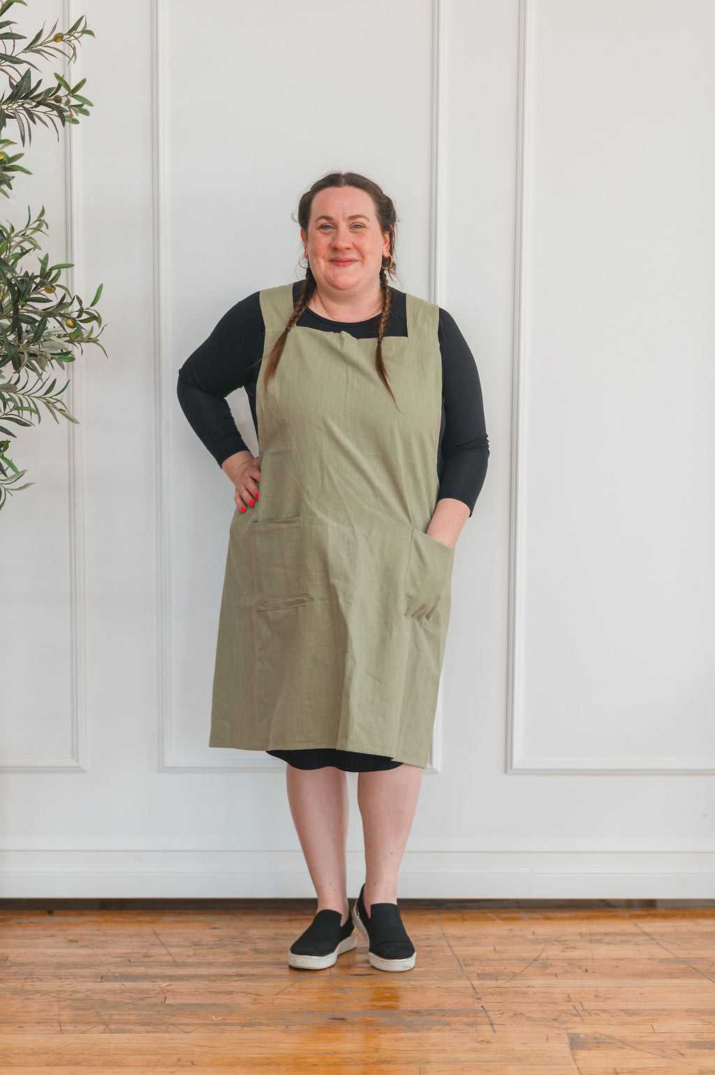 Extended Adult Pinafore Apron – Bluebird Aprons