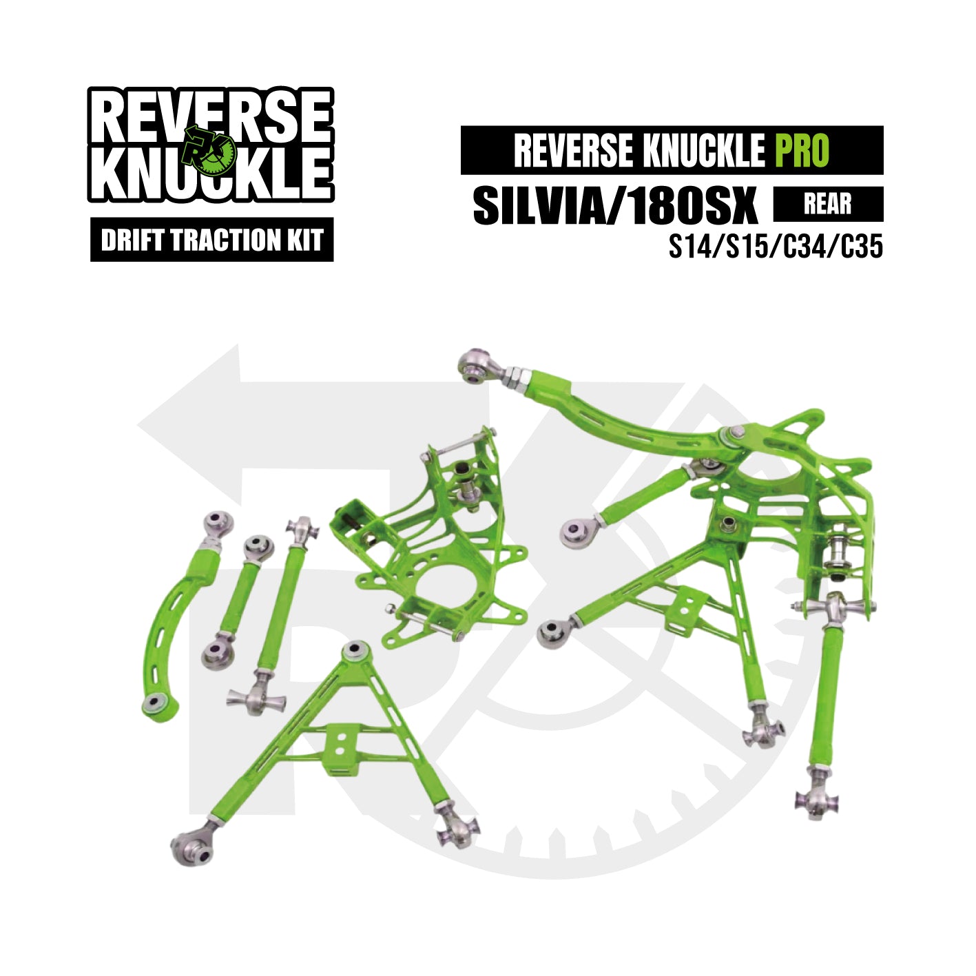 REVERSE KNUCKLE PRO TRACTION KIT for SILVIA – BOOSTAR-69