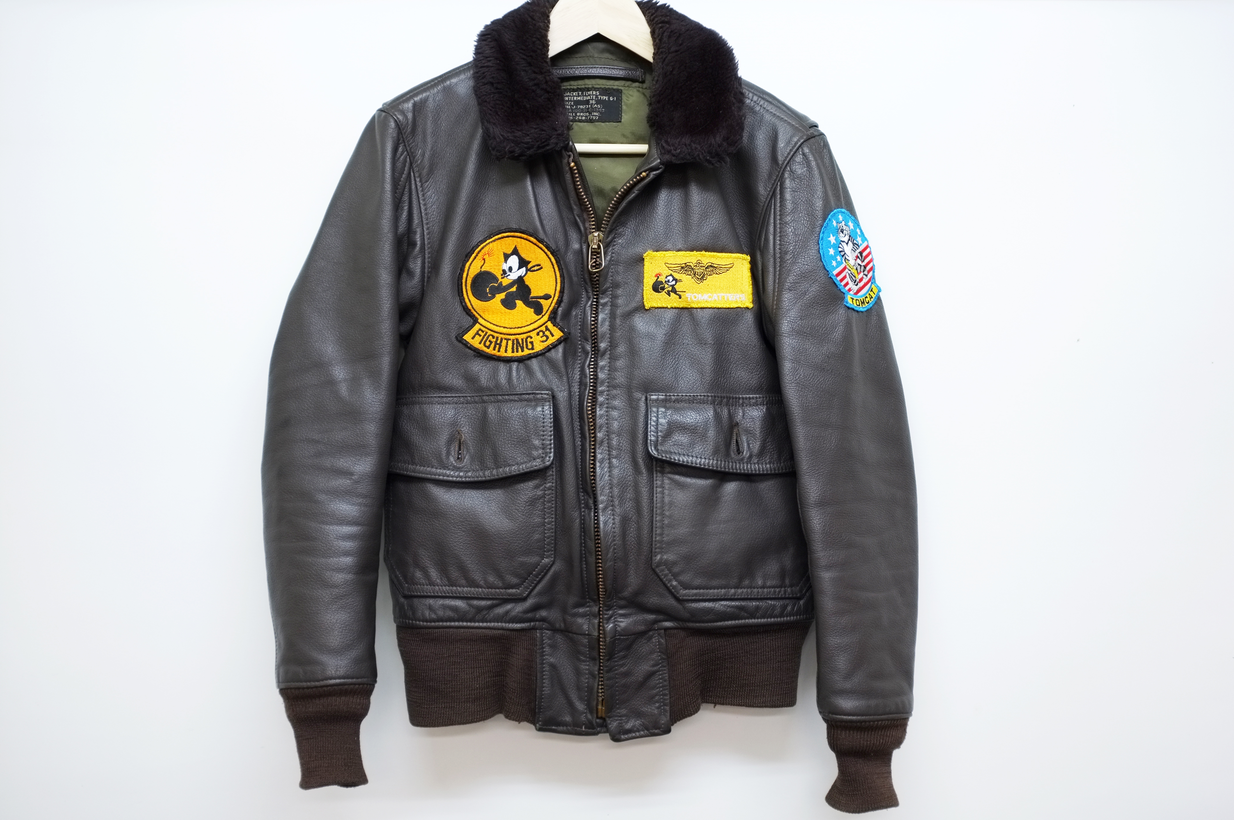 BRILL BROS / G-1 フライトジャケット / フロントファスナー交換