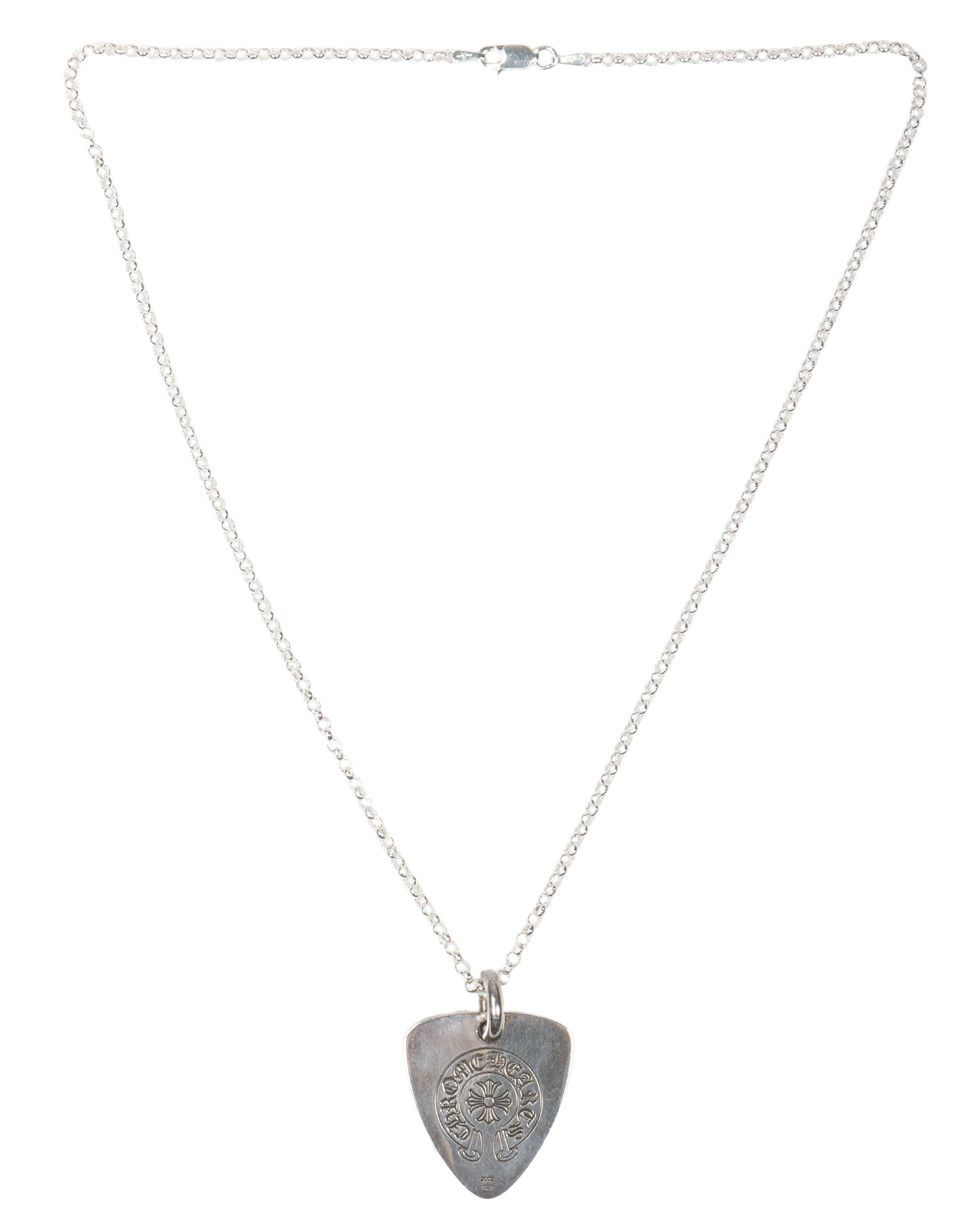 Chrome Hearts Guitar Pick Pendant w/ Chain – Justin Reed