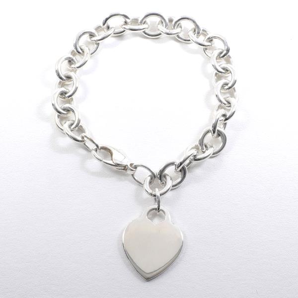 2▽ティファニー ハートプレート シルバー ブレスレット 袋 総重量約