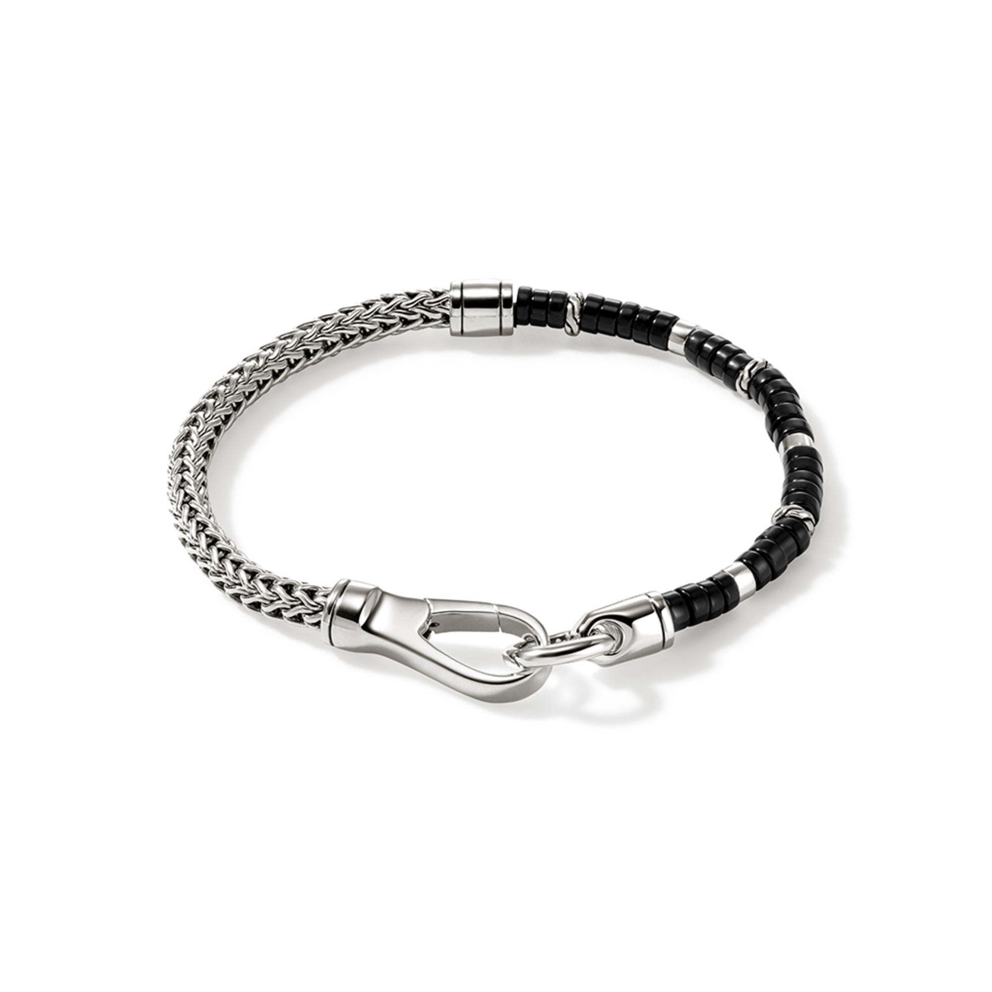 Heishi Chain Bracelet, Sterling Silver, Hardstones|BUS9012521BON