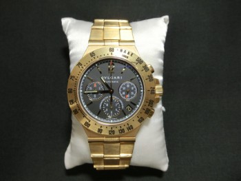 ブルガリ ディアゴノ プロフェッショナル CH40GTA 金無垢 AT 箱付