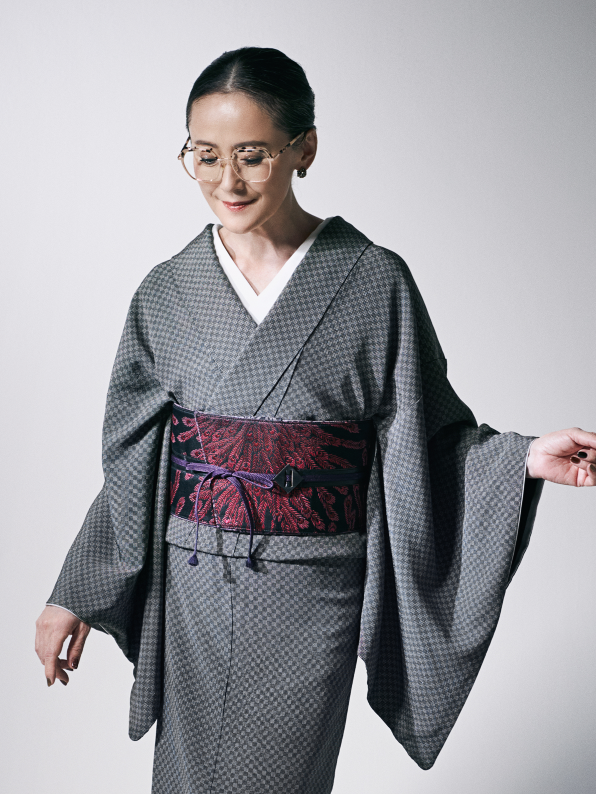 受注生産］帯ベルト｜赤孔雀｜KAPUKI｜西陣織｜ 正絹